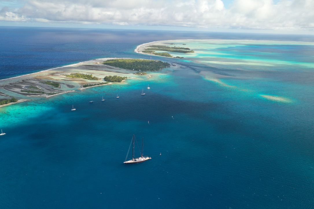 Drone Shot Seahawk Seahawk in New Caledonia