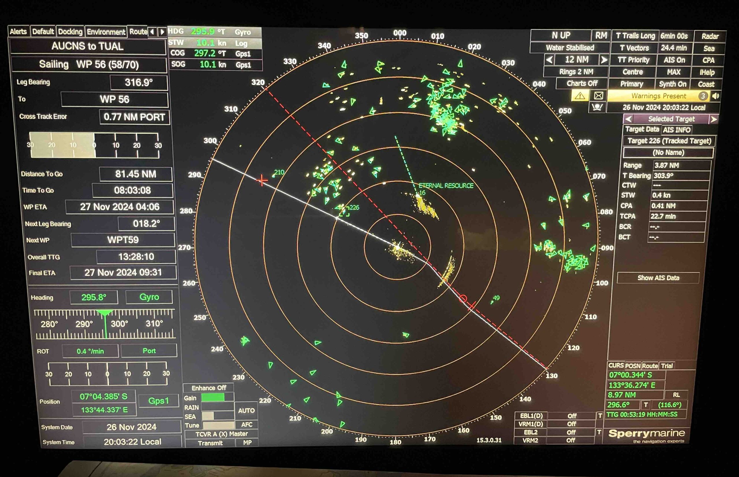AIS Screen of fishing vessels AIS Screen of fishing vessels